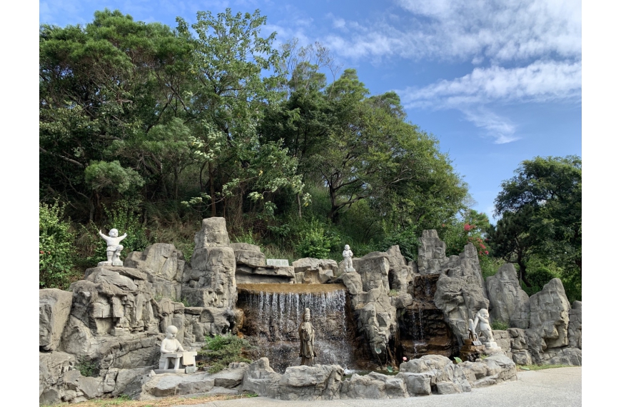 玄奘大學裡富有禪意的梅芳園