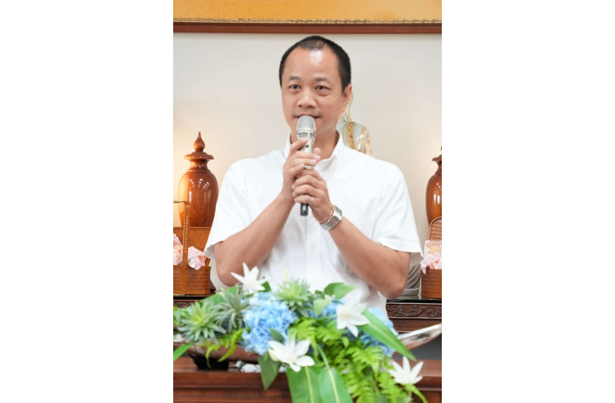 高雄市政府民政局蔡副局長翹鴻歡迎各道場隨時向主管機關反應法令實務問題