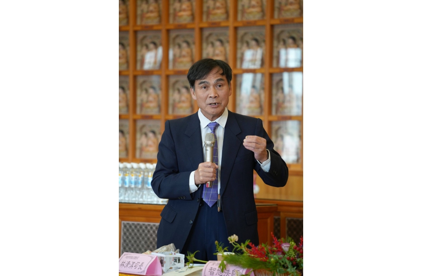 內政部宗教及禮制司林清淇司長鼓勵寺院參與防災士培訓與認證制度，並請寺院協助宣傳防詐騙