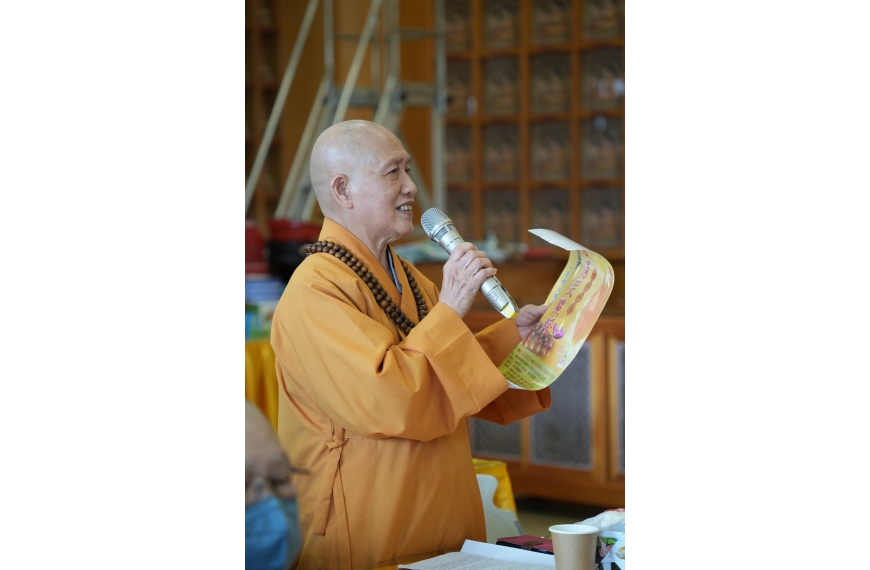 台南市佛教護僧協會理事長傳惠法師邀請大家參加3月30日護僧浴佛園遊會