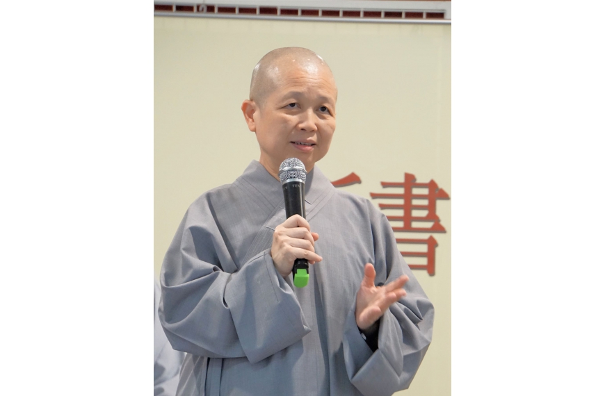 昭慧法師感佩寬謙法師一步一腳印耕耘佛教藝術